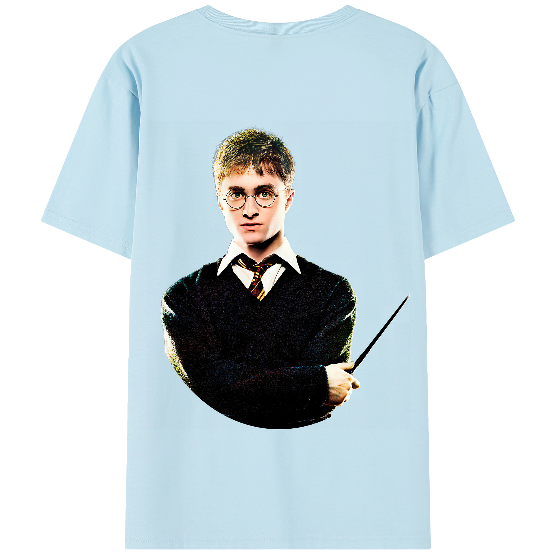 （画像用） Harry Potter ハリー・ポッターシリーズ 綿100％半袖Tシャツ（背面プリント）